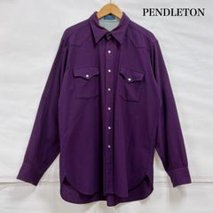 ペンドルトン HIGH GRADE WESTWRN WEAR ヴィンテージ vintage 長袖 ウエスタンシャツ 無地 スナップボタン メンズ - ISItems【USED】【古着】【中古】50160643のサムネイル