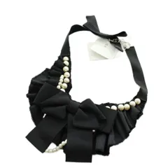 トゥービーシック TO BE CHIC ネックレス リボン パール 黒 ブラック /AN7のサムネイル