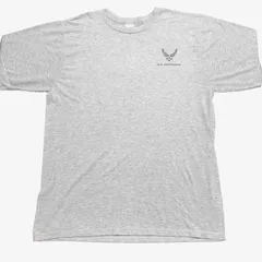 USAF PTU トレーニングTシャツ XL グレー リフレクター US Air Force ミリタリー 半袖 メンズ XL-XXL相当のサムネイル