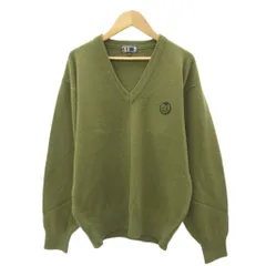 ダックス DAKS ニット セーター M カーキ Vネック 長袖 /SY23 ■ECA003のサムネイル