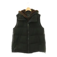 ルーアンドレア Lou Andrea 24AW 2WAY DOWN VEST ダウンベスト IENA取り扱い ジップアップ アウター 32 黒 ブラック /HS ■OSのサムネイル