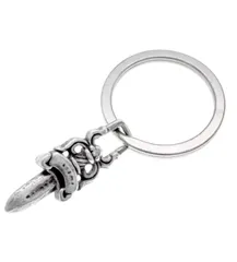 クロムハーツ CHROME HEARTS 【 No5 DGGR 】 #5 ダガー キーリング シルバー キーホルダー 50790のサムネイル