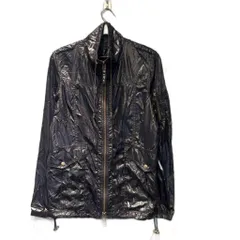 ムッシュニコル monsieur NICOLE ナイロンパーカー ジップアップ 長袖 46 黒 ブラック ■GY58のサムネイル