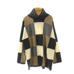 マリメッコ marimekko vintage ブロックチェックニット セーター 長袖 アンゴラ混 M マルチカラー /DO ■OSのサムネイル