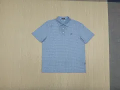 (105) DAKS GOLF (ダックス ゴルフ) ギンガムチェック ストレッチ KARA（カラ） 半袖Tシャツのサムネイル