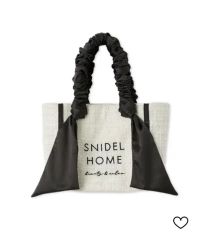 SNIDEL ツイストメタルトートバッグ BLK - メルカリ