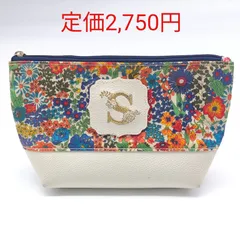Afternoon Tea リバティプリントイニシャル舟形ポーチのサムネイル