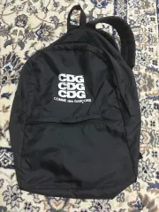 コム・デ・ギャルソン CDG ロゴ バックパック ブラックのサムネイル