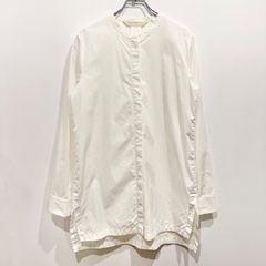 美品】MaxMara 長袖シャツ ブラウス 比翼ボタン イタリア製 L相当