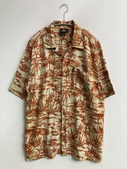 Local Motion シャツ/ブラウス M 花柄・ボタニカル柄 その他総柄 ロング丈 半袖 オープンカラー メンズのサムネイル