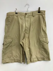 NAUTICA ノーティカ カーゴパンツ 32W ベージュ ハーフ・ひざ丈 ショート・ひざ上丈 無地 スタンダード レギュラー メンズのサムネイル