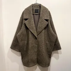 【2022AW】Spick & Span スピックアンドスパン Wスライバーヘリンボーンミドルコート ブラウン 38【送料込み】のサムネイル