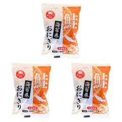 ポストごはんの里 フードスナガ 海苔巻きおにぎり 鮭 100G×3パック (まとめ買い)のサムネイル