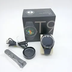 No.5997 [ボイスキャディ] Voice Caddie T9 ブラック 時計型ゴルフナビ テンポ練習モード ショット&パット自動認識 高低差距離表示 3点間距離表示 グリーンアンジュレーション機能のサムネイル