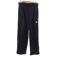 デサント DESCENTE ジャージ パンツ スラックス L 紺 ネイビー ロゴ入り 裾スナップボタン /NL ■ECF003のサムネイル
