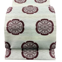 開き名古屋帯 正絹 オフホワイト 紫陽花 西陣織 中古 【mm591】 - メルカリ