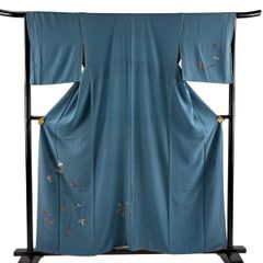 美品 夏物 駒絽の3本絽 附下げ・訪問着（正絹）仕立上り＜HH2397