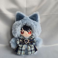 ぬい服着ぐるみ猫耳おすわりにじまるっとマスコットいつぬいちびぐるみあんスタ あんスタいつぬい ぬいパル ぬい服 着ぐるみ ねこ サックス(内耳