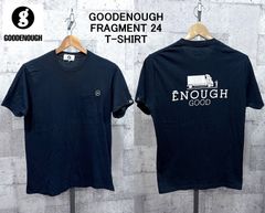 GOOD ENOUGH グッドイナフ GE フェルトロゴ ラグラン 七分Tシャツ 