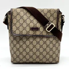 GUCCI グッチ GGスプリーム ショルダーバッグ メンズ レディース PVC