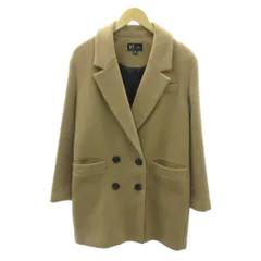 ザラウーマン ZARA WOMAN チェスターコート ダブル メルトン ロング丈 S ベージュ 1222のサムネイル