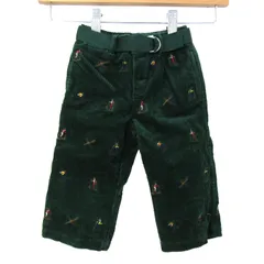 ラルフローレン パンツ ボトムス コーデュロイ ベルト付き ベビー 男の子用 12M80/47サイズ グリーン RALPH LAUREN 【中古】のサムネイル