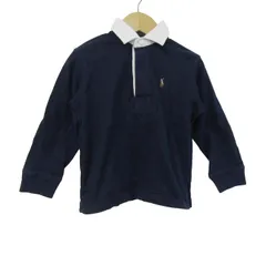 ポロバイラルフローレン ポロシャツ トップス 長袖 キッズ 男の子用 100サイズ ネイビー Polo by Ralph Lauren 【中古】のサムネイル