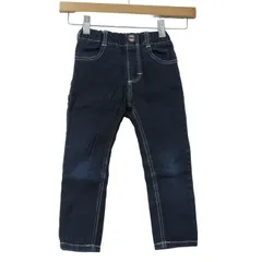 エドウィン デニムパンツ ボトムス ジーンズ インディゴ キッズ 男の子用 100サイズ ネイビー EDWIN 【中古】のサムネイル