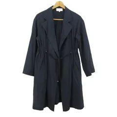 アンタイトル ロングガウンコート アウター レディース 1サイズ ネイビー UNTITLED 【中古】