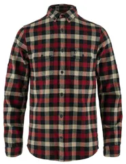 フェールラーベン メンズ トップス シャツ Fjallraven Menskog Long Sleeve Shirt Dark NavyRed ネイビーのサムネイル