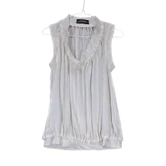 Club Monaco クラブモナコ レディース スポーティー ルーズフィット ノースリーブブラウス 85 アイボリー 07447のサムネイル