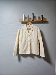 372h*美品 EPOCA エポカ リネン混 ノーカラージャケット 38 M 372h*美品 EPOCA エポカ リネン混 ノーカラージャケット 38 M - メルカリ