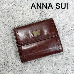 アナスイ 三つ折り財布 がま口 アンティークウォレット 鳥 薔薇 - メルカリ
