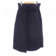 美品✨PATOU ロゴ付きライトブルー ベルト付 キュロット ミニ パトゥ 