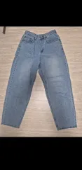 インディゴデニムパンツシャーリングパンツ 中 30のサムネイル