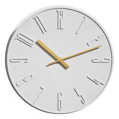 CARVED Lemnos 掛時計 ホワイト 直径約30cm 寺田尚樹 - メルカリ