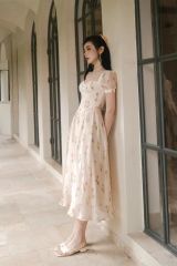 ☆美品☆ザシンゾーン ノースリーブワンピース 38サイズ グレー とろみ 