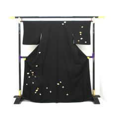 加賀友禅 落款入 伝統工芸品 訪問着 正絹 躾糸付き ガード加工済 A364 