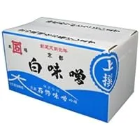 石野味噌 上撰白味噌漉(箱) 2KG×1パック 常温(単品)のサムネイル
