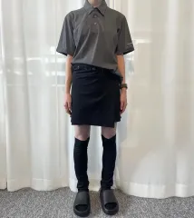 ジチョイ コンフォート jichoi comfort 22-004 ラップスカート ブラックのサムネイル
