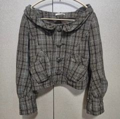 お値下げ可】ジャケット ブルゾン 肩パッド入り 古着 ヴィンテージ 