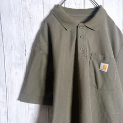 【海外モデル】カーハート Carhartt グリーンカーキ 半袖ポロシャツ #642531のサムネイル