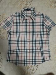 美品 BURBERRY 大きいサイズ 46 15ABR 半袖シャツ 短丈 y2k - メルカリ