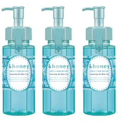 ＆honey（アンドハニー）サボン クレンジングオイル ブルークレイ 180mL×3本セットのサムネイル