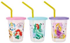 230ml 일본제 SIH2ST-A 21 프린세스 디즈니 3개 텀블러 빨대 첨부 (skater) 스케이터