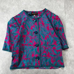 YVES SAINT LAURENT イヴサンローラン 総柄　カラージャケット　Mサイズのサムネイル