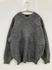 santa fe サンタフェ ニット/セーター 03 グレー ニット その他総柄 ミドル丈 長袖 クルーネック(丸首) メンズのサムネイル