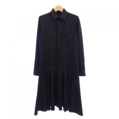 美品】ワイズ ヨウジヤマモト ストライプ シャツワンピース ロング 黒