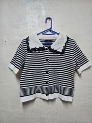 購*◎様 Bibiy. ROSIE SHIRT KNIT サマーボーダーニット - メルカリ