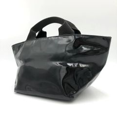 エルベシャプリエ トートバッグ 舟型 ミニ ハンドバッグ 黒 ブラック 